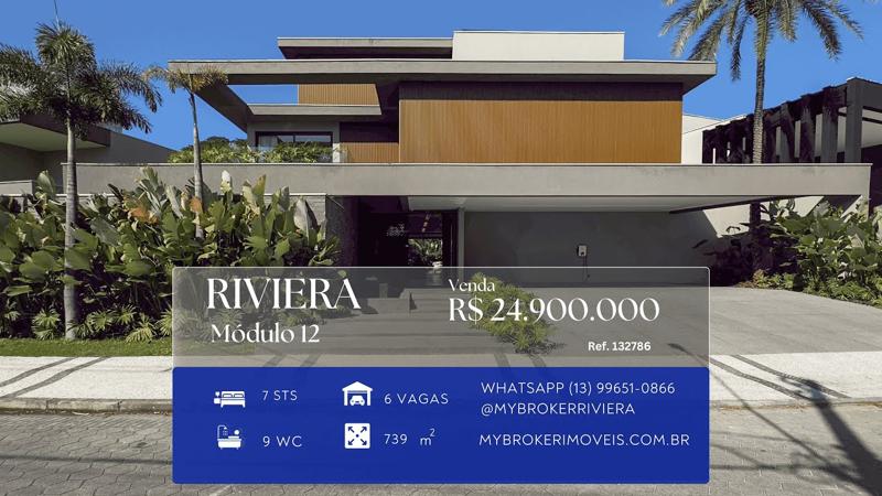 Vídeo: Casa de 7 suítes | Riviera Módulo 12