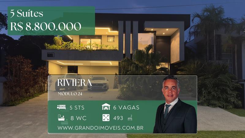 Vídeo: Casa de 5 suítes com 493 m², Módulo 24