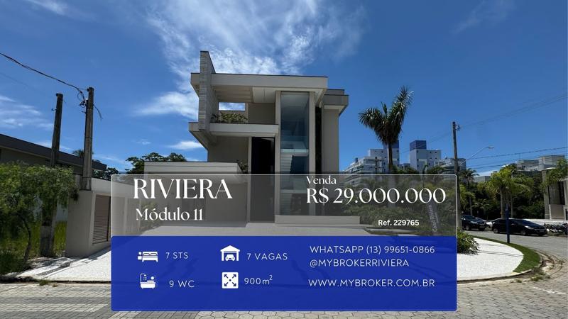 Vídeo: Casa de 7 suítes | Riviera Módulo 11