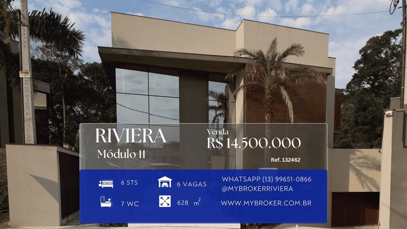 Vídeo: Casa de 6 suítes com 626 m², Módulo 11