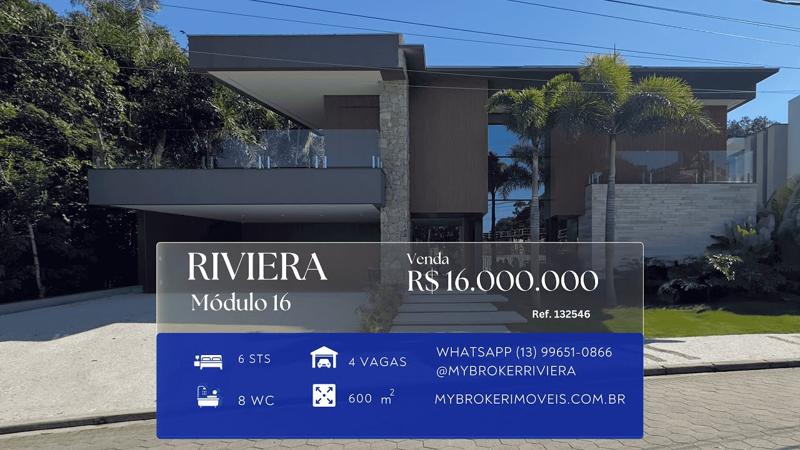 Vídeo: Casa de 6 suítes com 650 m², Módulo 16