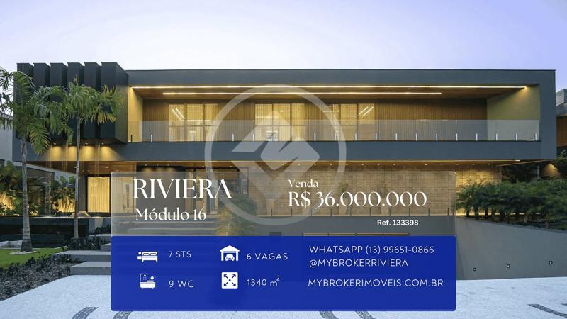 Vídeo: Casa de 7 suítes com 1.389 m², Módulo 16