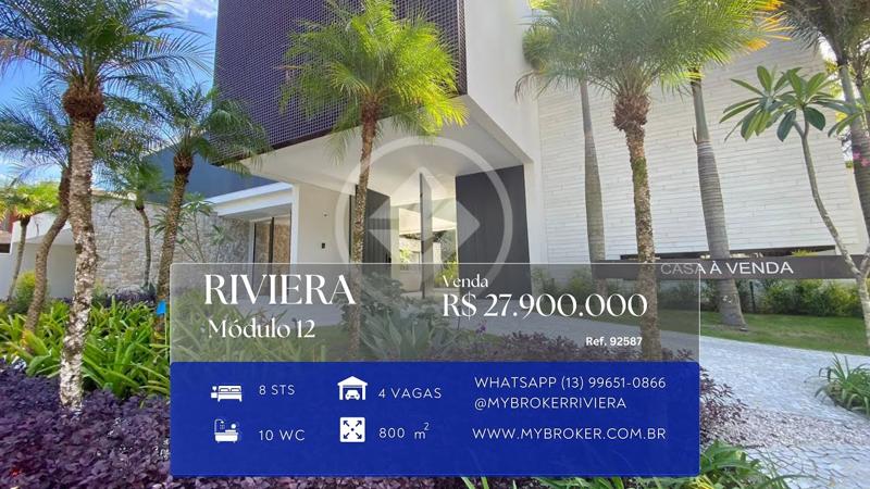 Vídeo: Casa de 8 suítes com 800 m², Módulo 12