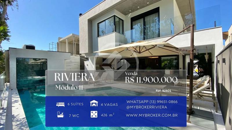 Vídeo: Casa de 6 suítes com 380 m², Módulo 11