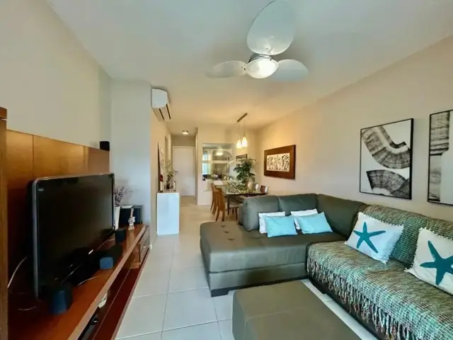 Apartamento de 3 dormitórios no Edifício Laguna, Módulo 08, Riviera de São Lourenço
