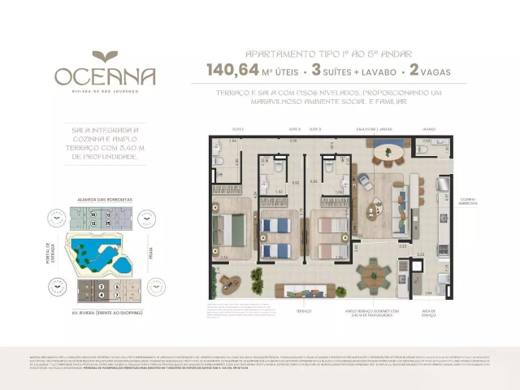 Apartamento de 3 suítes | Edifício Oceana - Riviera Módulo 18, Riviera de São Lourenço — foto 4