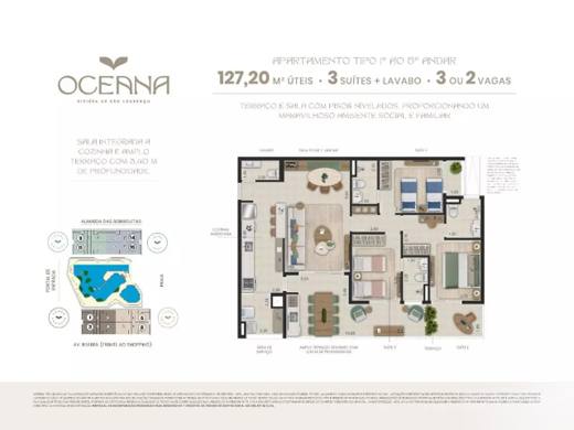 Apartamento de 3 suítes | Edifício Oceana - Riviera Módulo 18, Riviera de São Lourenço — foto 5