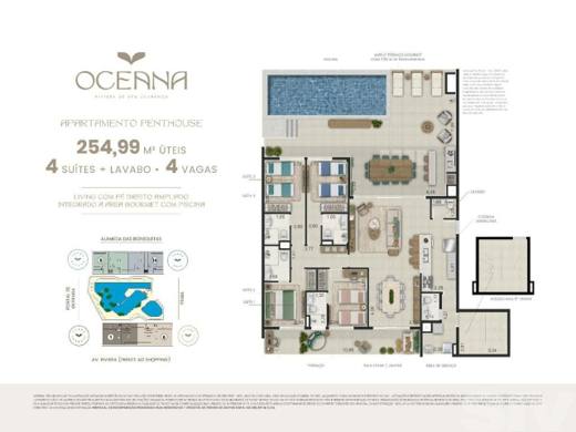 Apartamento de 3 suítes | Edifício Oceana - Riviera Módulo 18, Riviera de São Lourenço — foto 4