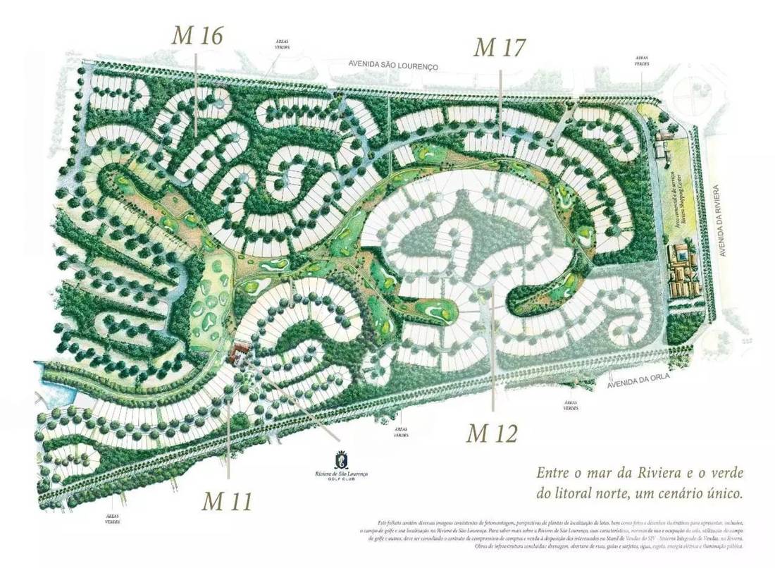 Terreno de 868 m² | Riviera Módulo 12, Riviera de São Lourenço — foto 1