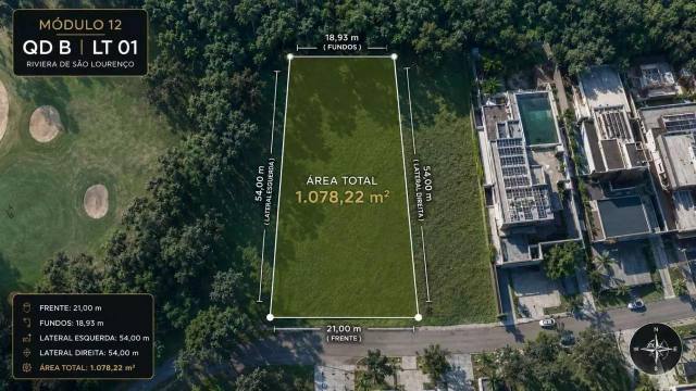 Terreno de 1 m² | Riviera Módulo 12, Riviera de São Lourenço
