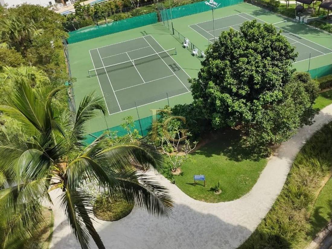 Quadras de tênis do clube compartilhado do Módulo 02, Riviera de São Lourenço