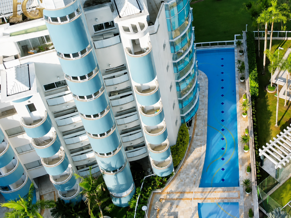 Área de lazer do Edifício Casablanca, Módulo 07, Riviera de São Lourenço — foto 1