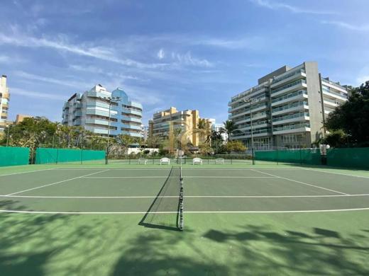 Quadra de tênis do clube compartilhado do Módulo 02, Riviera de São Lourenço