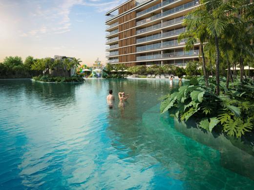 Área de lazer do Edifício Oceana, Módulo 18, Riviera de São Lourenço — foto 2