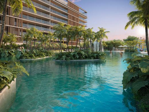 Área de lazer do Edifício Oceana, Módulo 18, Riviera de São Lourenço — foto 3