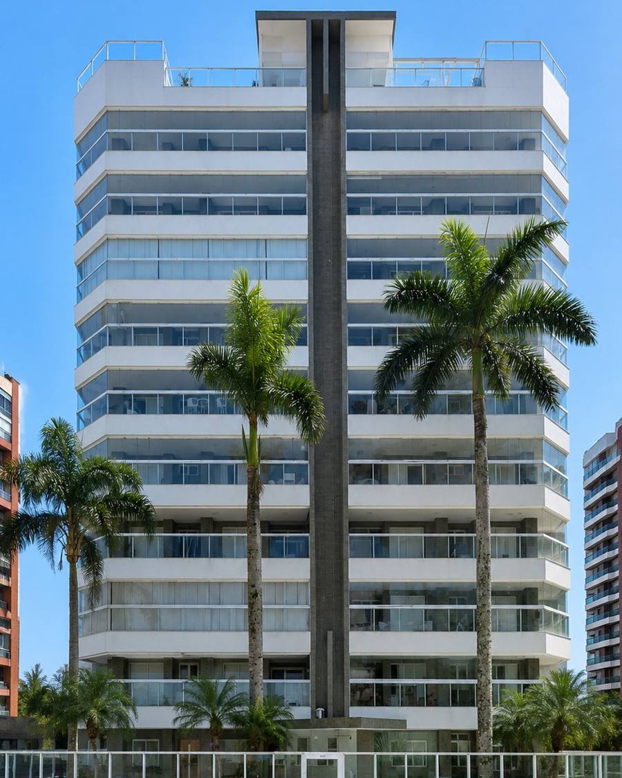 Fachada do Edifício Riviera del Fiori, Módulo 06, Riviera de São Lourenço, Bertioga